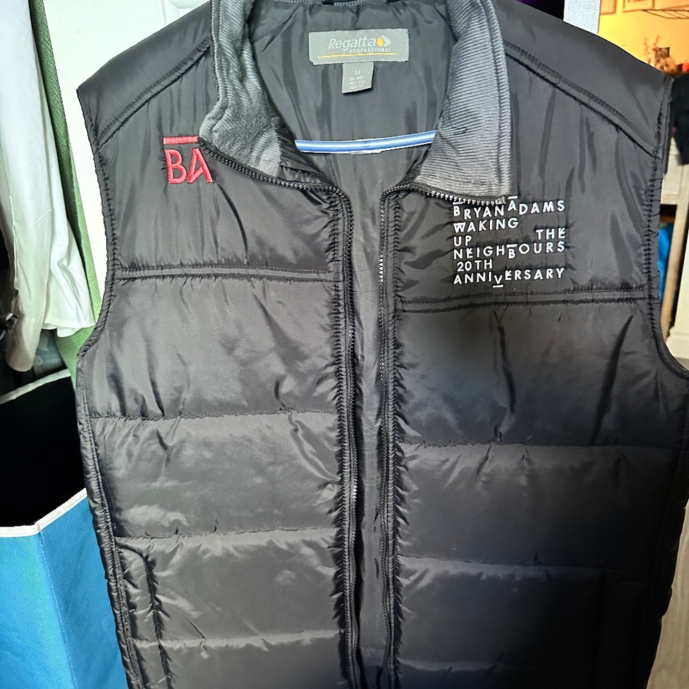 Bryan Adams Waking Up the Neighbours authentic vest jacket bodywarmer official